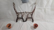 Antique Cast Iron Bench Ends