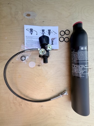 Pcp air rifle buddy bottle - buddy,
