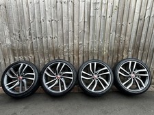 Jaguar XF Labyrinth 20” Alloy Wheels GENUINE + Continental Tyres!