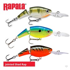 Rapala Jointed Shad Rap Lures - Pike Perch Trout Salmon Chub Zander Bass Fishing