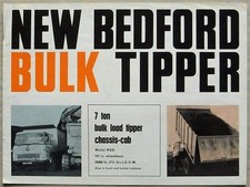BEDFORD KGS 7 TON BULK LOAD TIPPER Sales Brochure 1965 #B.1079/2/65