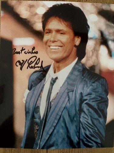 Cliff richard genuine signed - cliff,