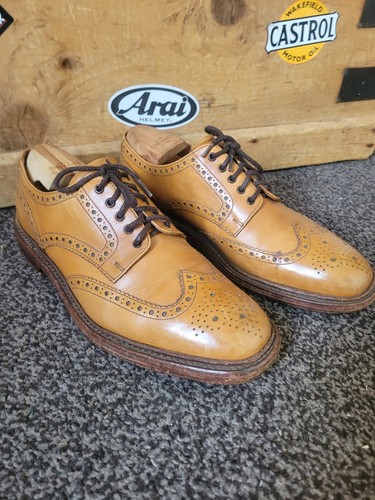 Loake chester brogue tan - chester, 8,