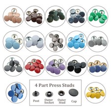 Metal press studs snap - metal,