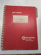 PRATT & WHITNEY PARTS LIST BOOK CATALOG MANUAL 2A 3B JIG BORER M1620 M1695 1968