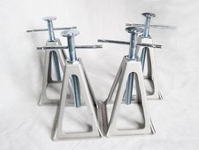 Aluminium Stabilizer Stack Jack Stands X4 (Adjustable Caravan Trailer Levelling)