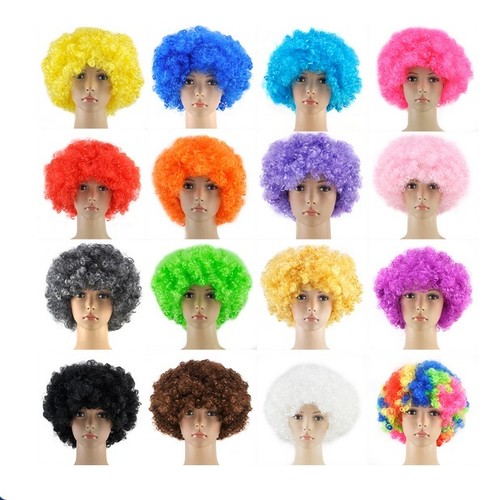 Curly afro fancy dress - fancy,