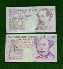 Kentfield 10 And 20 Pound Note