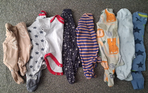Baby boys sleepsuits set of - &,