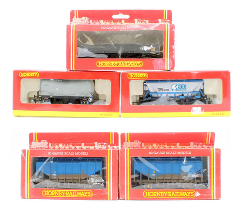 Hornby gauge rake of 5 - 'oo',