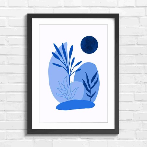 Minimalist abstract botanical - minimalist,