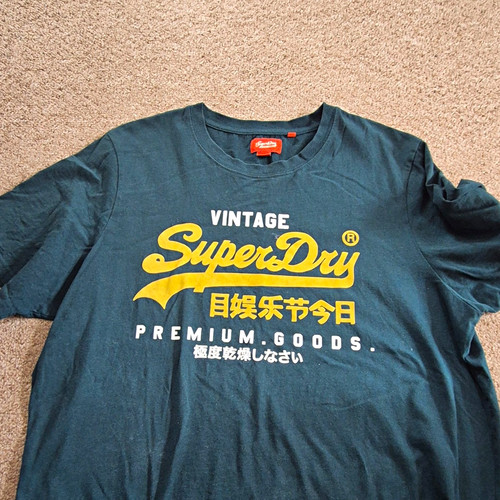 Superdry vintage black graphic - black,