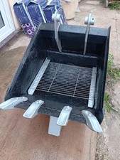 BBQ Planter Digger Bucket Fire