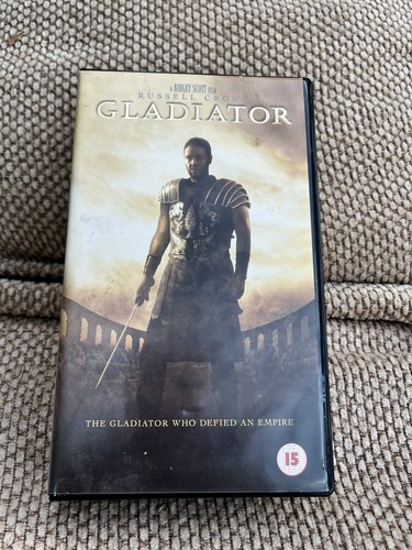 Gladiator vhs video tape - gladiator,