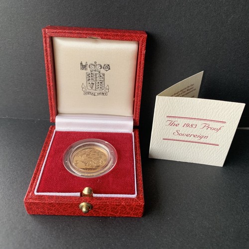 1983 proof full gold - 1983,