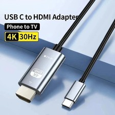 USB C To HDMI 2M 4K Cable - TV