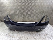 MERCEDES C CLASS W205 BUMPER REAR COMPLETE IN CAVANSITE BLUE 890 SALOON 2016