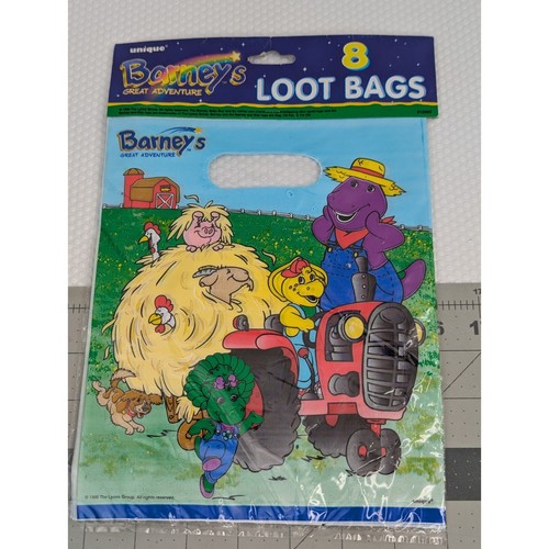 Barney dinosaur birthday loot - birthday,