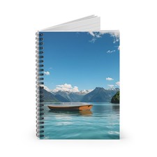 Mountain Lake Boat Spiral