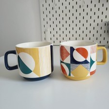 Habitat Block Geo Decal Mug X2