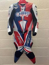 RST Airbag One Piece Suit Race Dept Kangaroo Leathers Made to Measure 49"