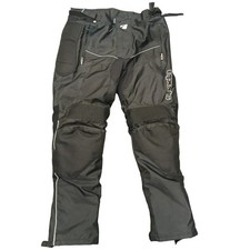 Spada Motorcycle Textile Trousers Armour Waterproof Black Small Motorbike Bike