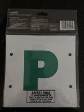 Pair Of Halfords P Plates For