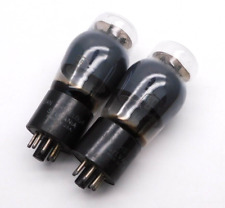 Pair SYLVANIA JAN CHS 6L6GA Valves Tubes Used Tested (V43)