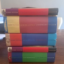 Harry Potter Hardback Books 1st EDITION - Misprints EDITIONs Bundle