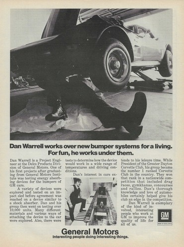 1973 chevy corvette - ad,