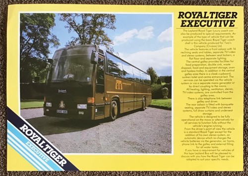 Leyland royal tiger executive - leyland,