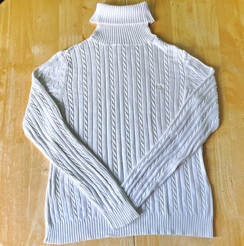 Izod white cotton - izod, cable-knit