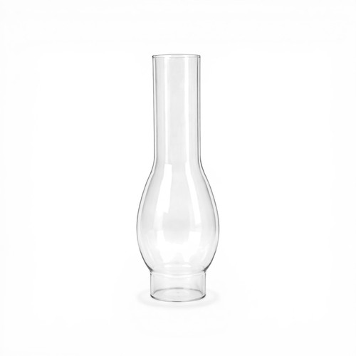 Oval oil lamp - chimney, with