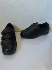 Cosyfeet Alison Black Leather Shoes Size UK 7.5 EU 41 Extra Wide