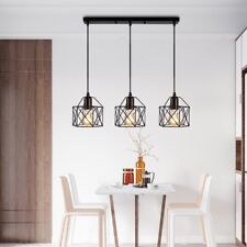 3 Way Vintage Industrial LED Ceiling Lights Hanging Retro Lamp Pendant Light UK
