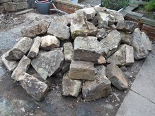 Reclaimed Sandstone walling. Various shapes & sizes. Buyer To Collect.