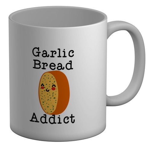 Funny garlic bread addict - garlic, mug