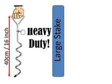 8 x Steel Metal Twist in auger peg anchor Stake Anchor camping awning gazebo