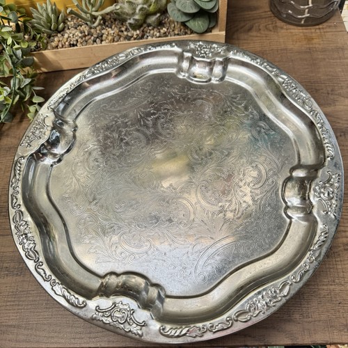 Vintage silverplate serving - vintage,