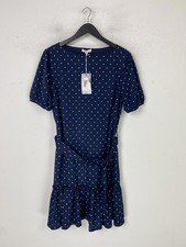 Warehouse Blue Cream Polka Dot
