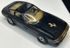 Corgi Ferrari Daytona Black/Gold Ferrari Decal On Bonnet 431 Grey Base 1:36
