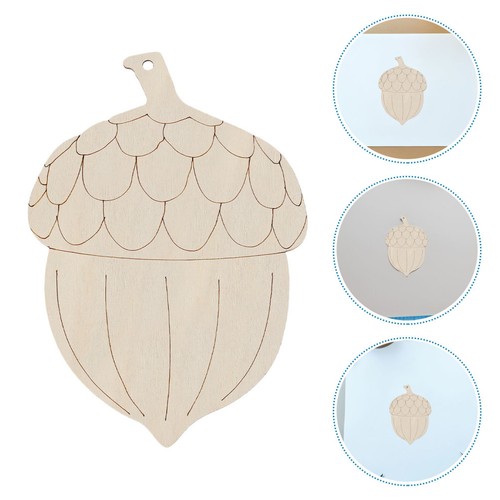 30pcs wooden pine cone hanging - 30pcs,