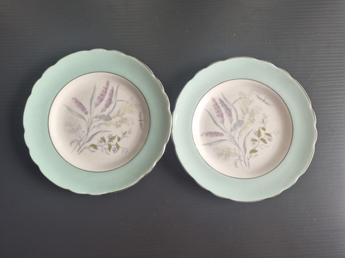 Tuscan china side plates - tuscan,