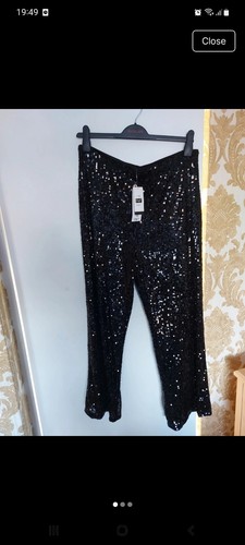 Women sequin trousers - women's,
