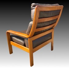 Danish Easy Chair Teak Leather