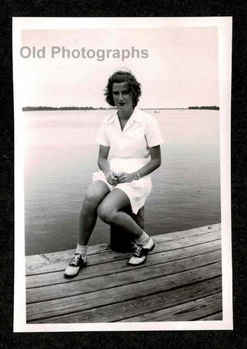 Lake dock lady woman saddle - lake,