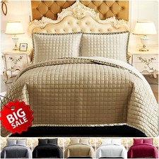 3Piece Quilted Bedspread Bed