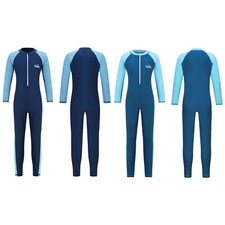 Kids Rash Guard Girl Boy Swimsuit One Piece Full Body Surfing Swimming Costume