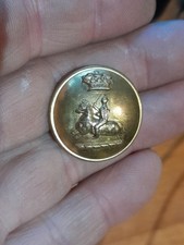 Antique livery button Knight