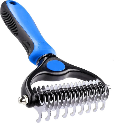 Dog deshedding brush - dog,